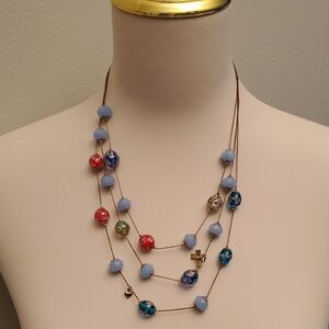 Elegant Multicolor Beaded Necklace